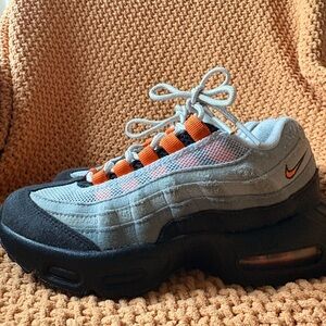 Nike Air Max 95 Black and Orange Sneakers